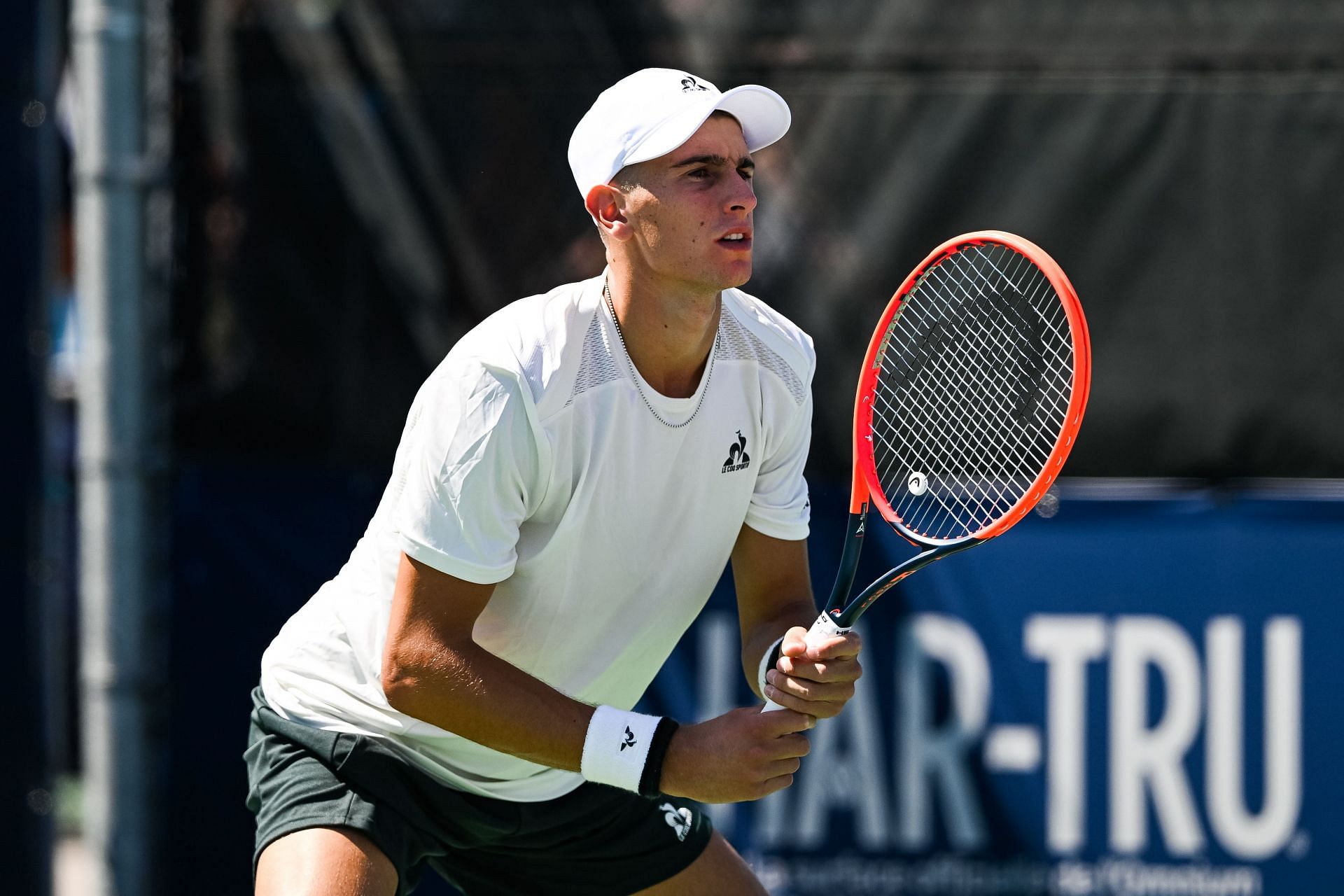 Matteo Arnaldi in action at the National Bank Open (Picture: Getty)