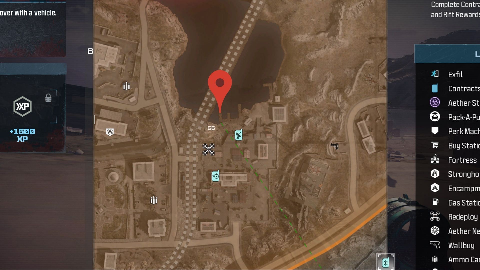 Location of the bridge (Image via Activision)