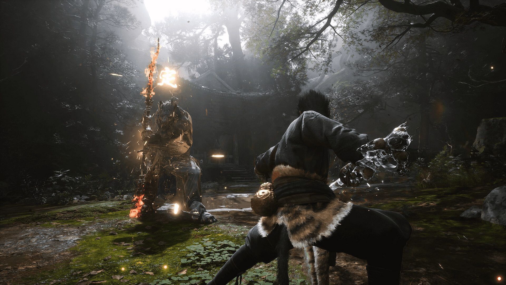 Black Myth: Wukong runs at high framerates on the RTX 3070 (Image via Game Science)