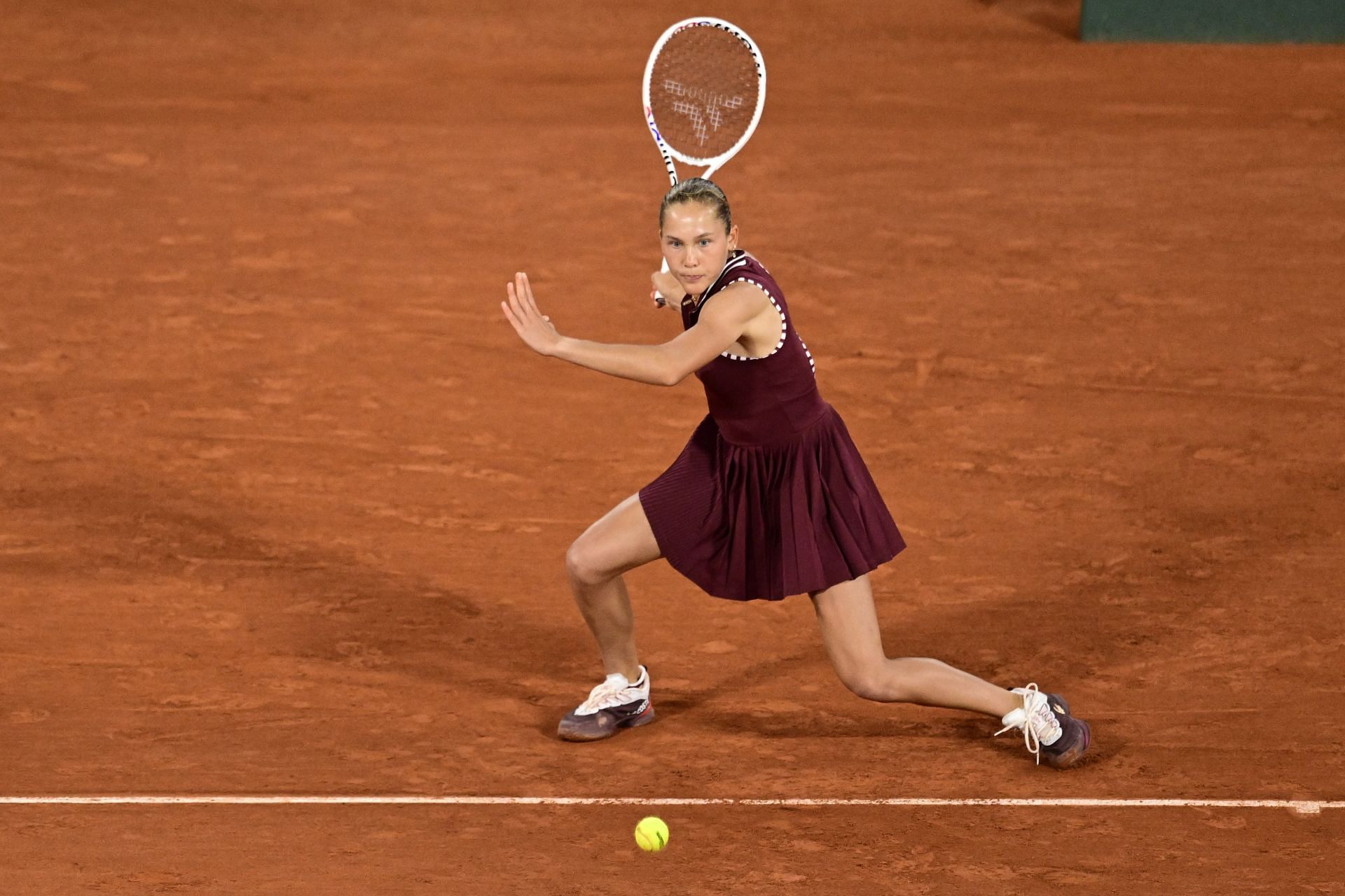 Andreeva at the 2024 French Open - Day 3 - Source: Getty