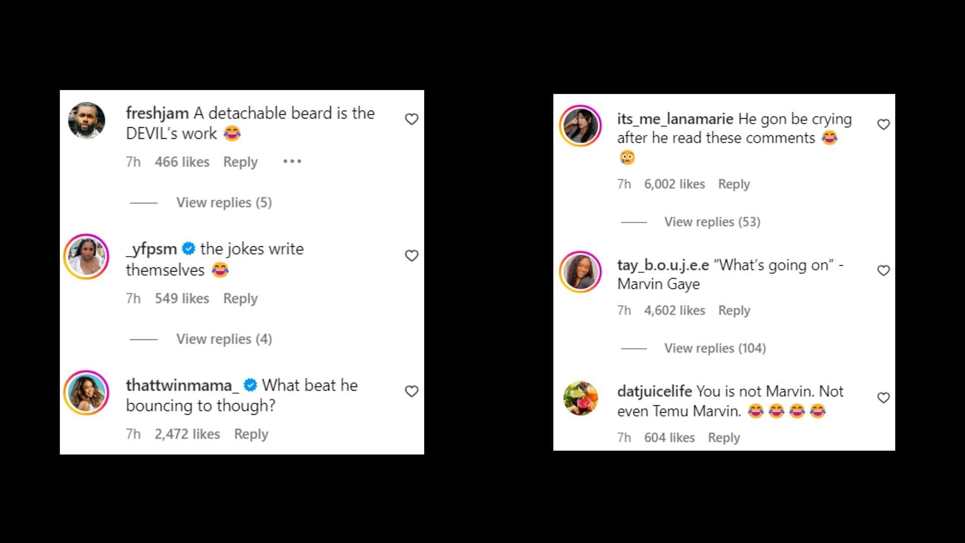 Netizens react to the video (Image via Instagram/theshaderoom)