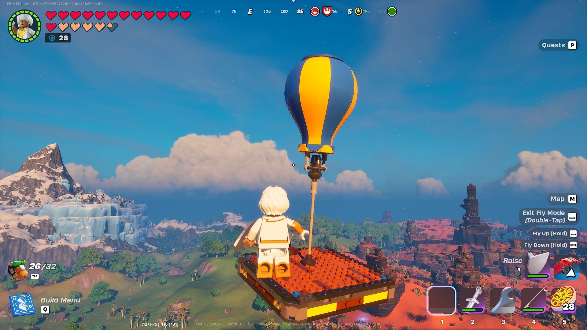 LEGO Fortnite Activated Balloon