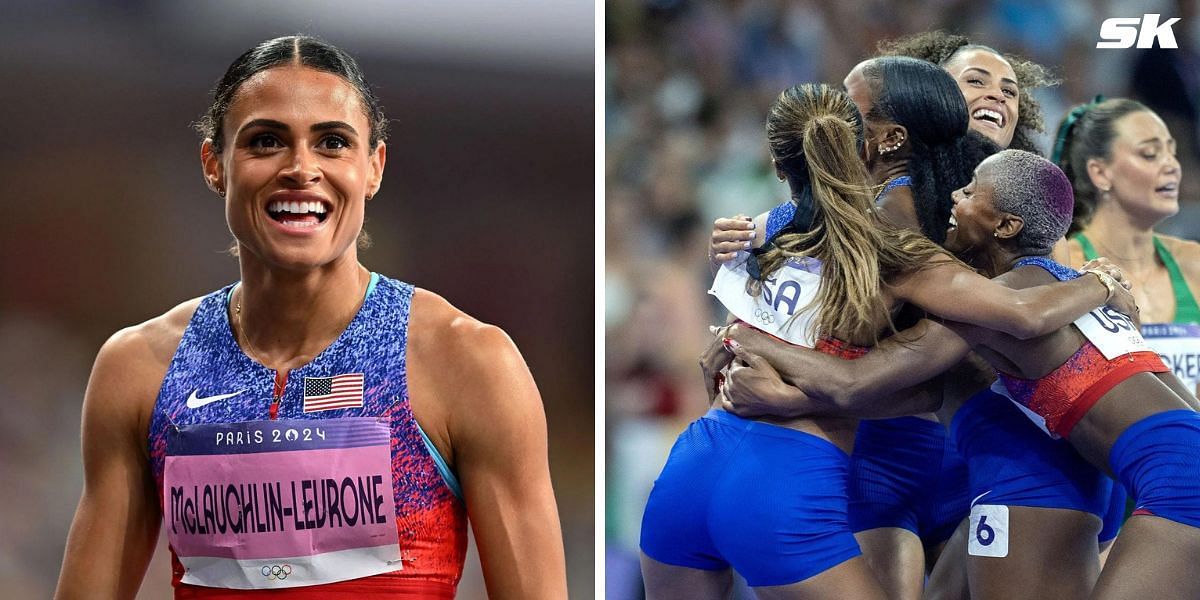 Sydney McLaughlin-Levrone on USA 4x400m relay team