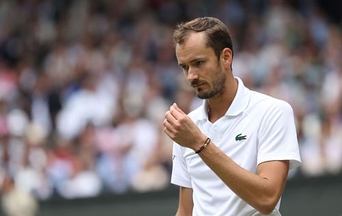 Daniil Medvedev in action - Getty Images