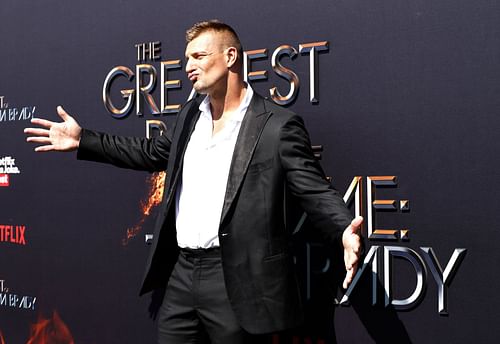 Rob Gronkowski at Netflix Is A Joke Fest's "The Greatest Roast Of All Time: Tom Brady" - Source: Getty