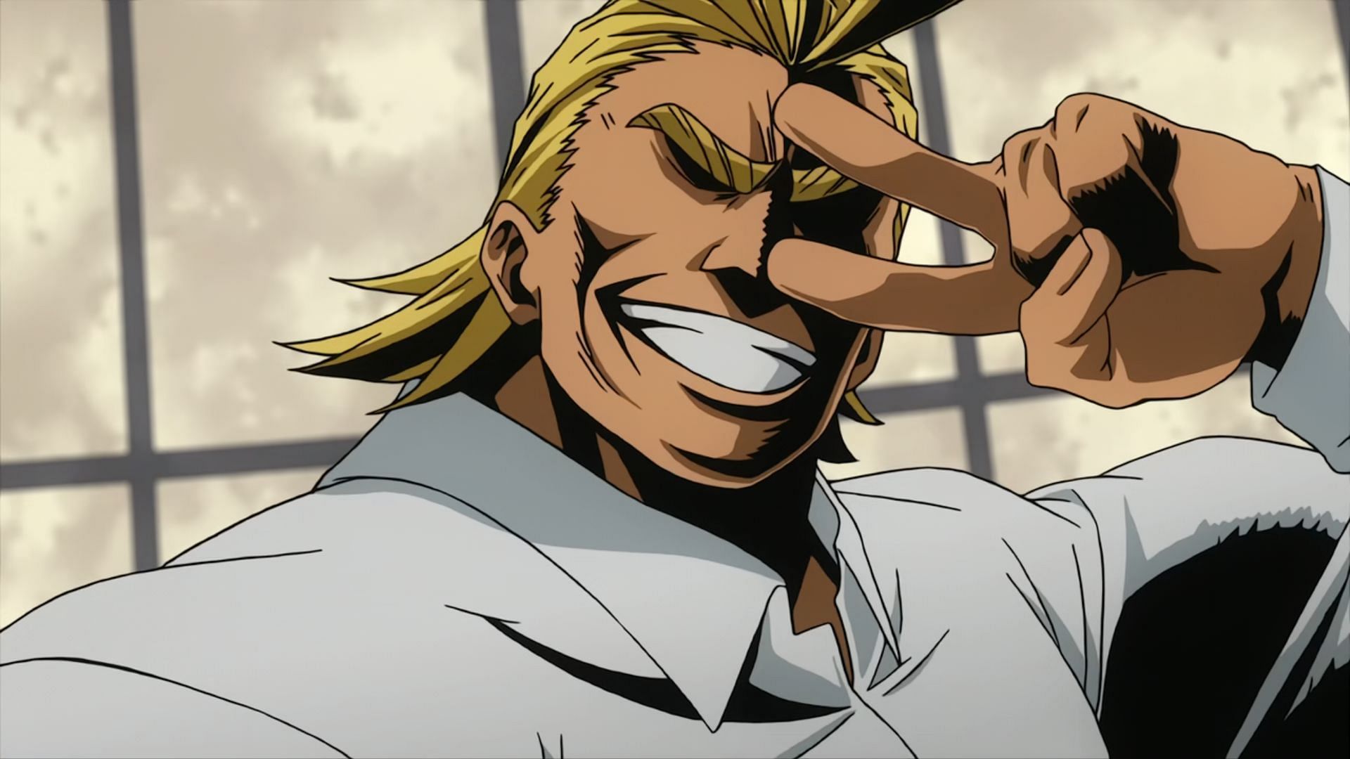 Yet another one of the anime characters like Kafka Hibino, All Might (Image via Bones)