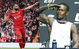 Israel Adesanya shares four-word reaction to Mohamed Salah being inspired by his bow and arrow celebration