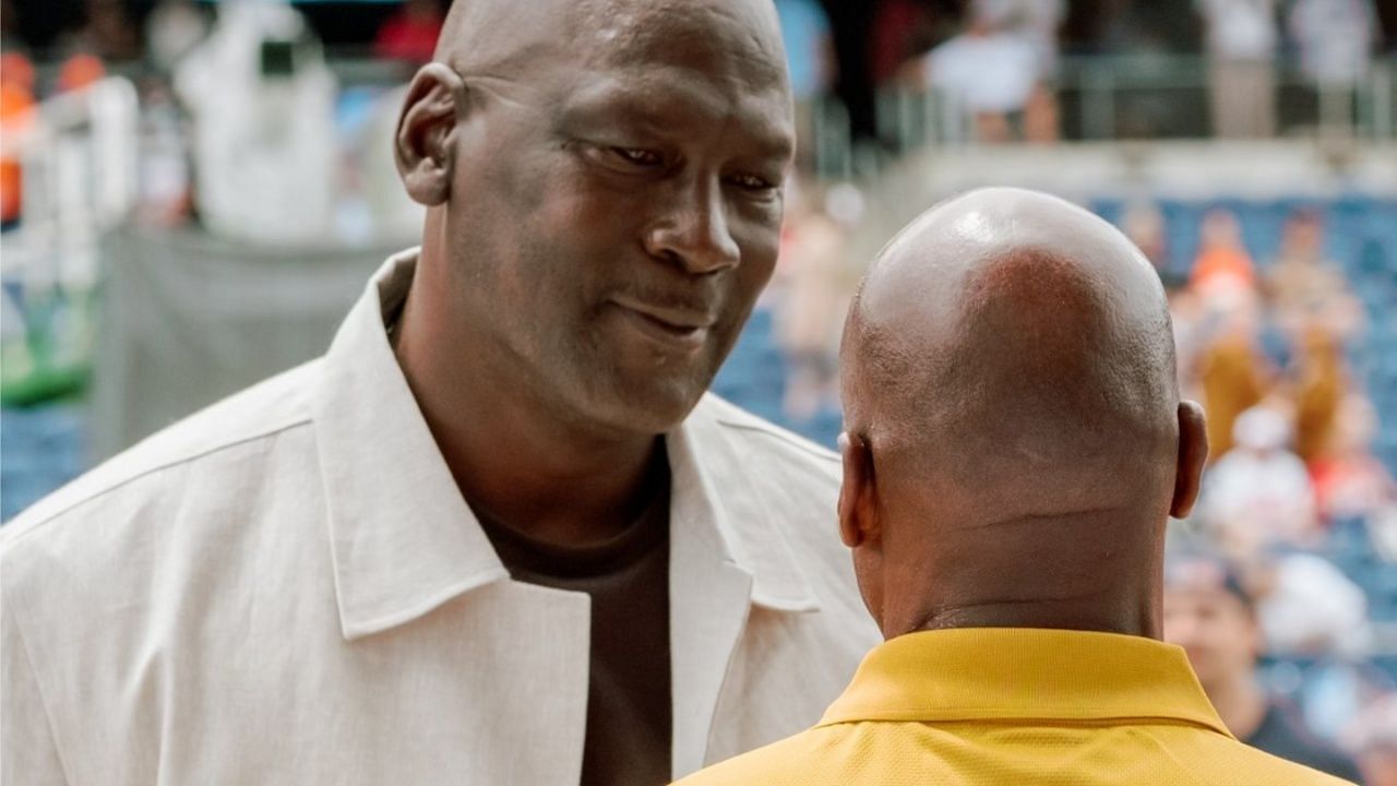 MJ at Dwight Freeney&#039;s HoF induction