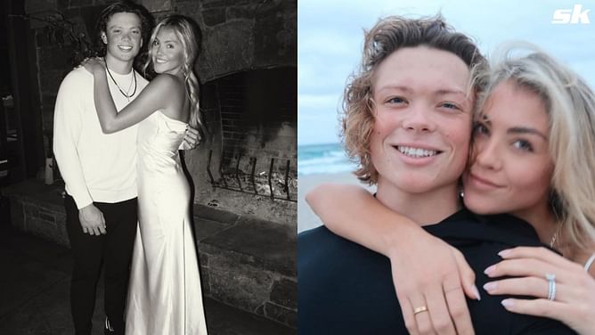 PHOTO: Jackson Holliday's wife Chloe shares a romantic moment with Orioles rookie husband