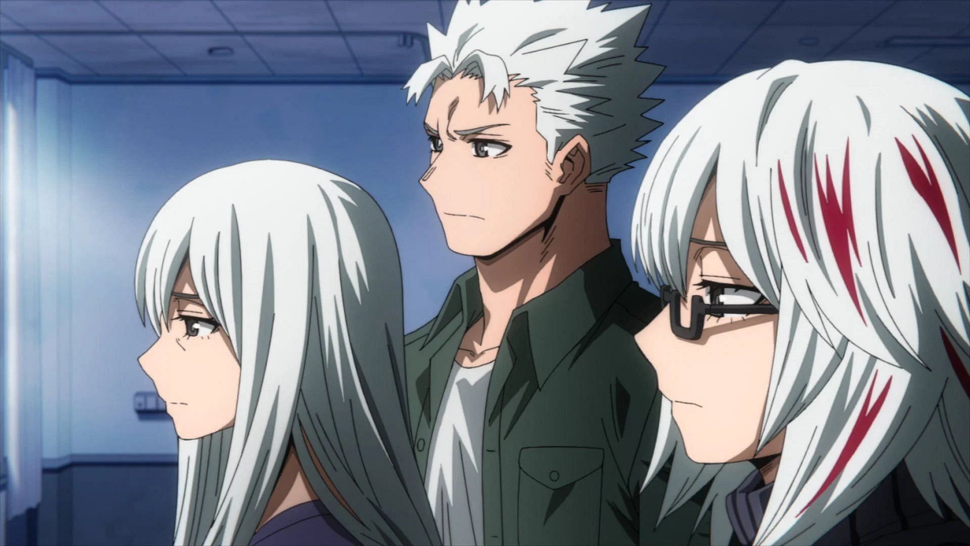 The Todoroki Family as seen in My Hero Academia (image via Bones)