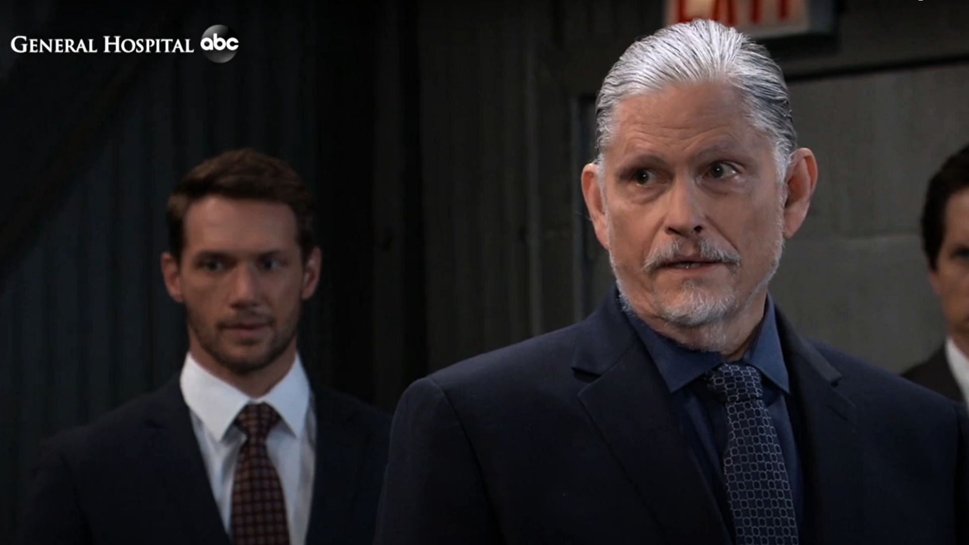 Kober&#039;s Cyrus in a scene from the soap (Image via YouTube/@General Hospital)