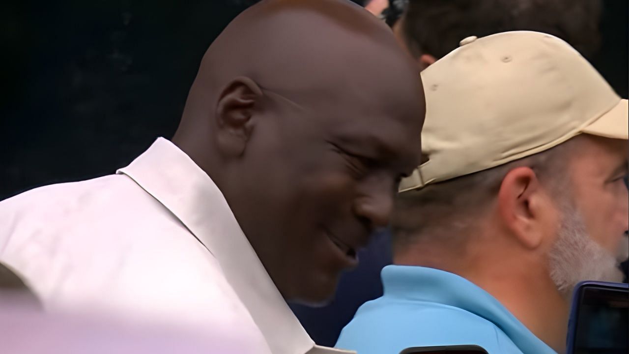 MJ at Dwight Freeney's HoF induction