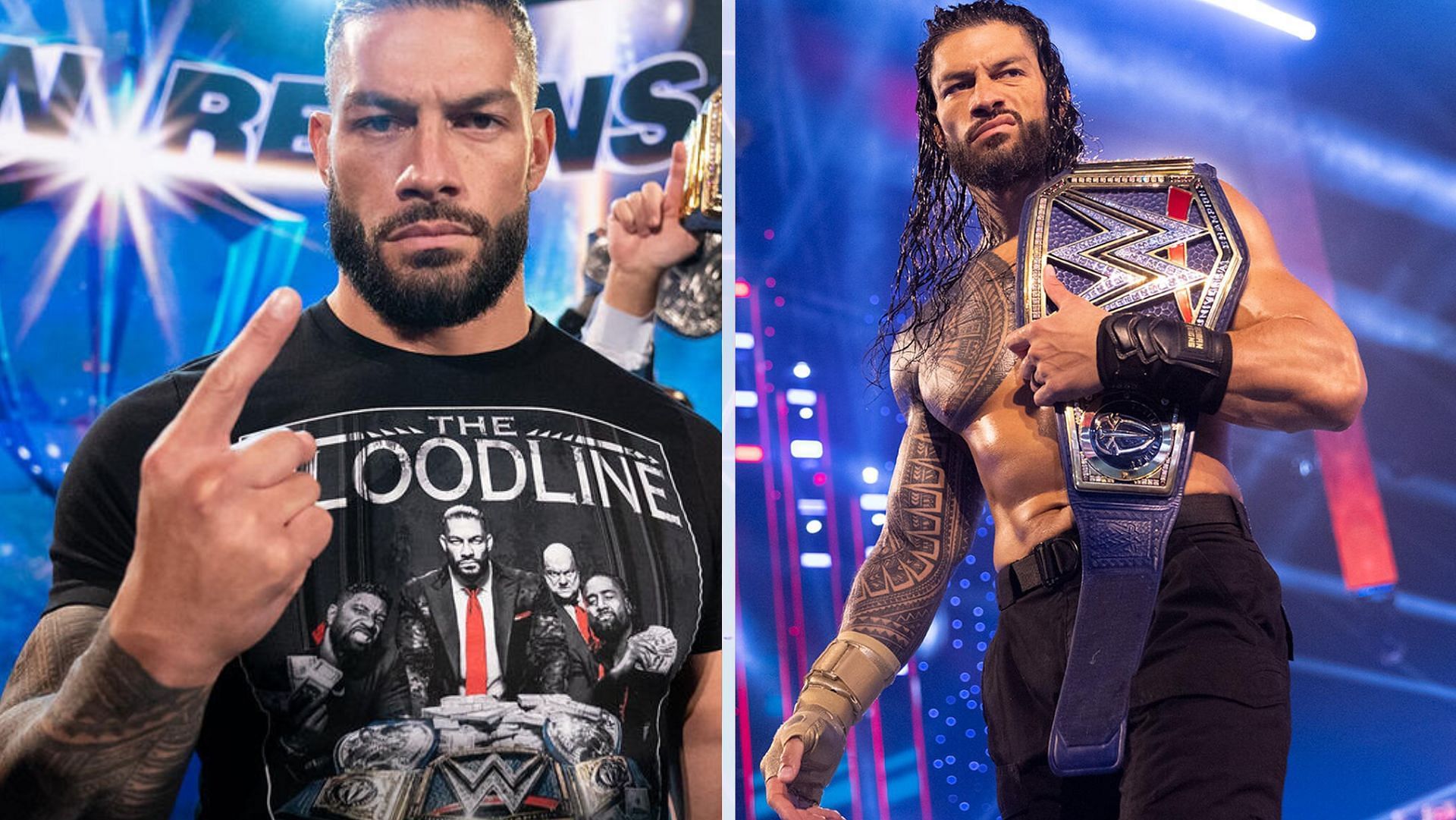 Roman Reigns took a hiatus after SummerSlam 2024. [Images Source: WWE.com]