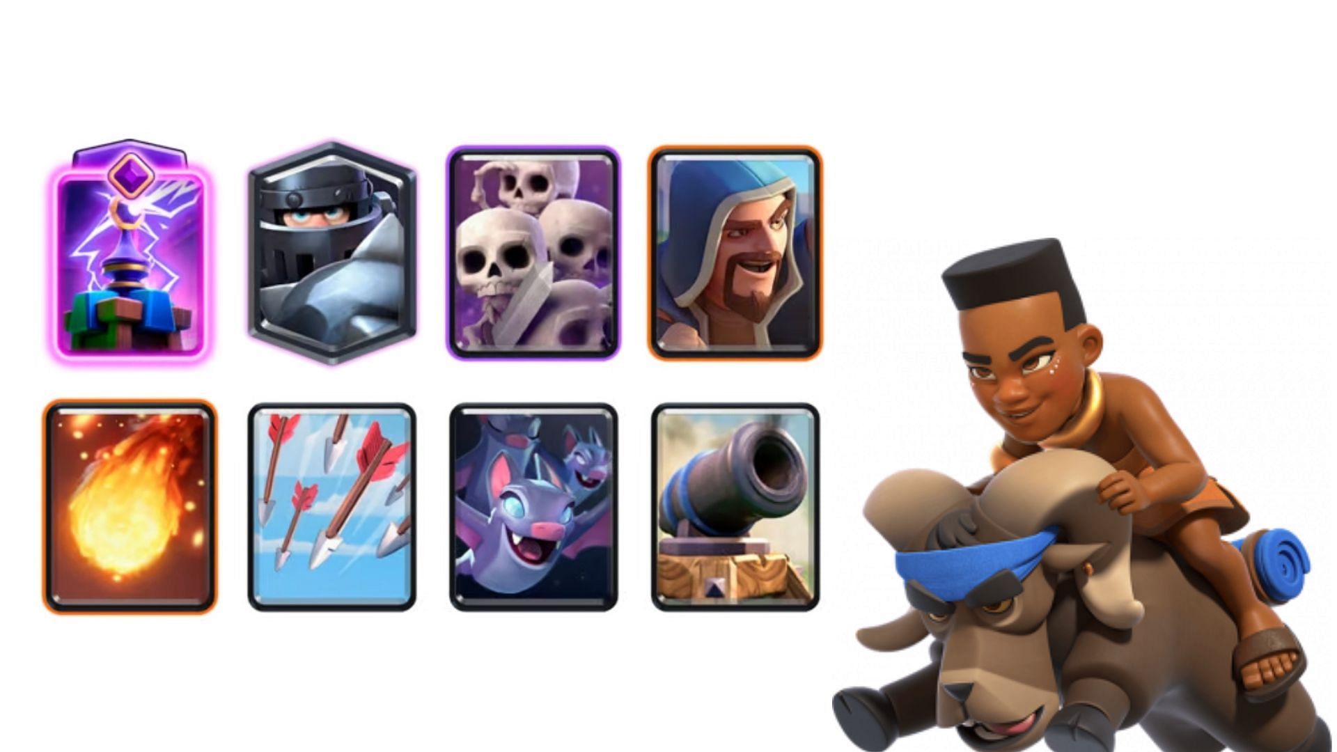 MK Wiz Bats in Clash Royale (Image via Supercell)