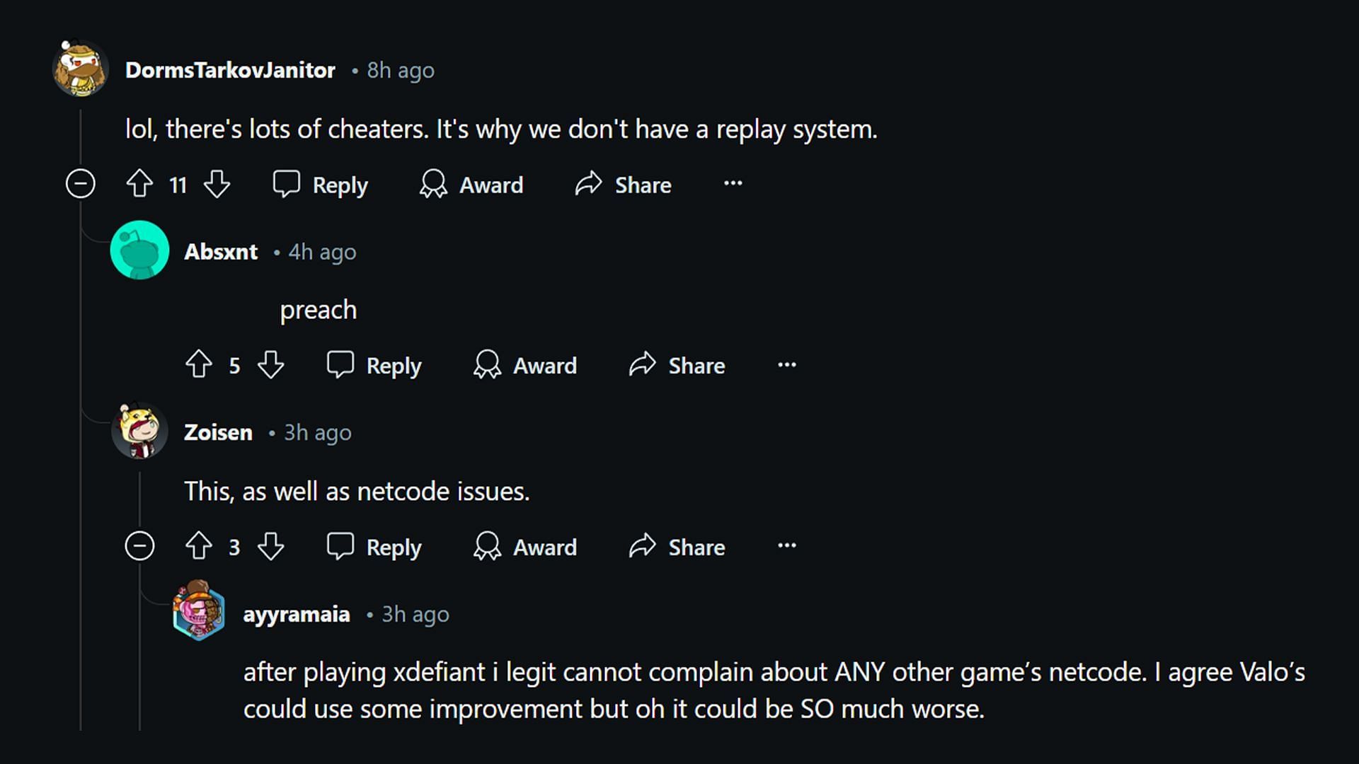 FPS community shares concern about cheaters in Riot's FPS title (Image via Reddit)