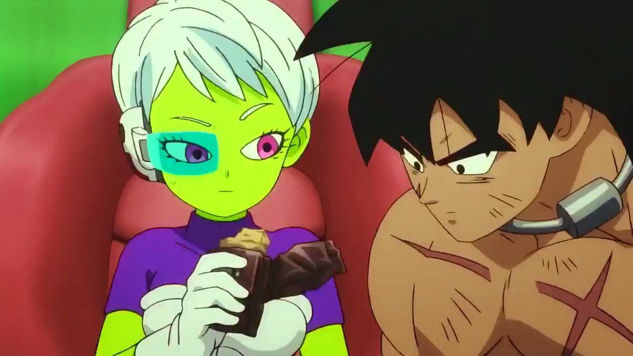 Cheelai and Broly as seen in the anime (Image via Toei Animation).