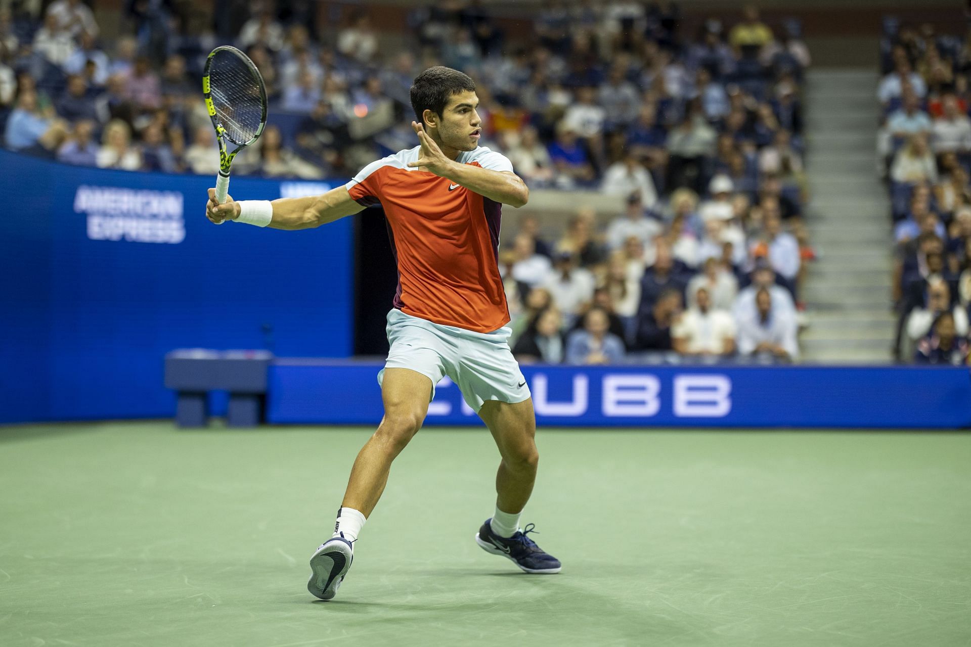 Carlos Alcaraz at the US Open 2022. (Photo: Getty)