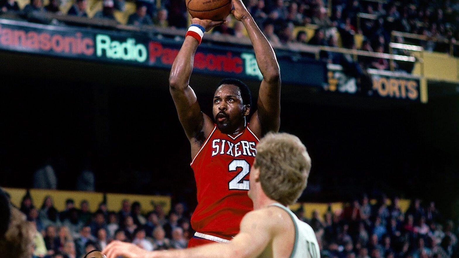 Moses Malone (Image via NBA)