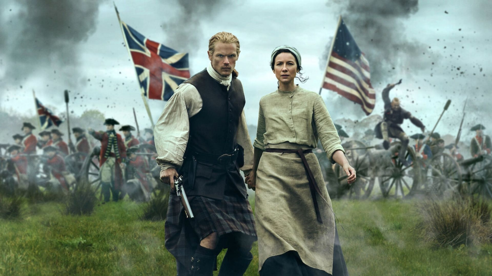 A still from Outlander (Image via Netflix)