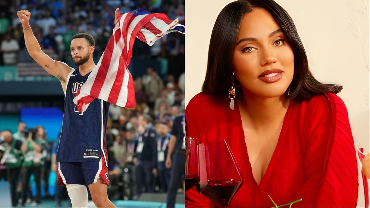 Ayesha Curry celebrates Steph Curry