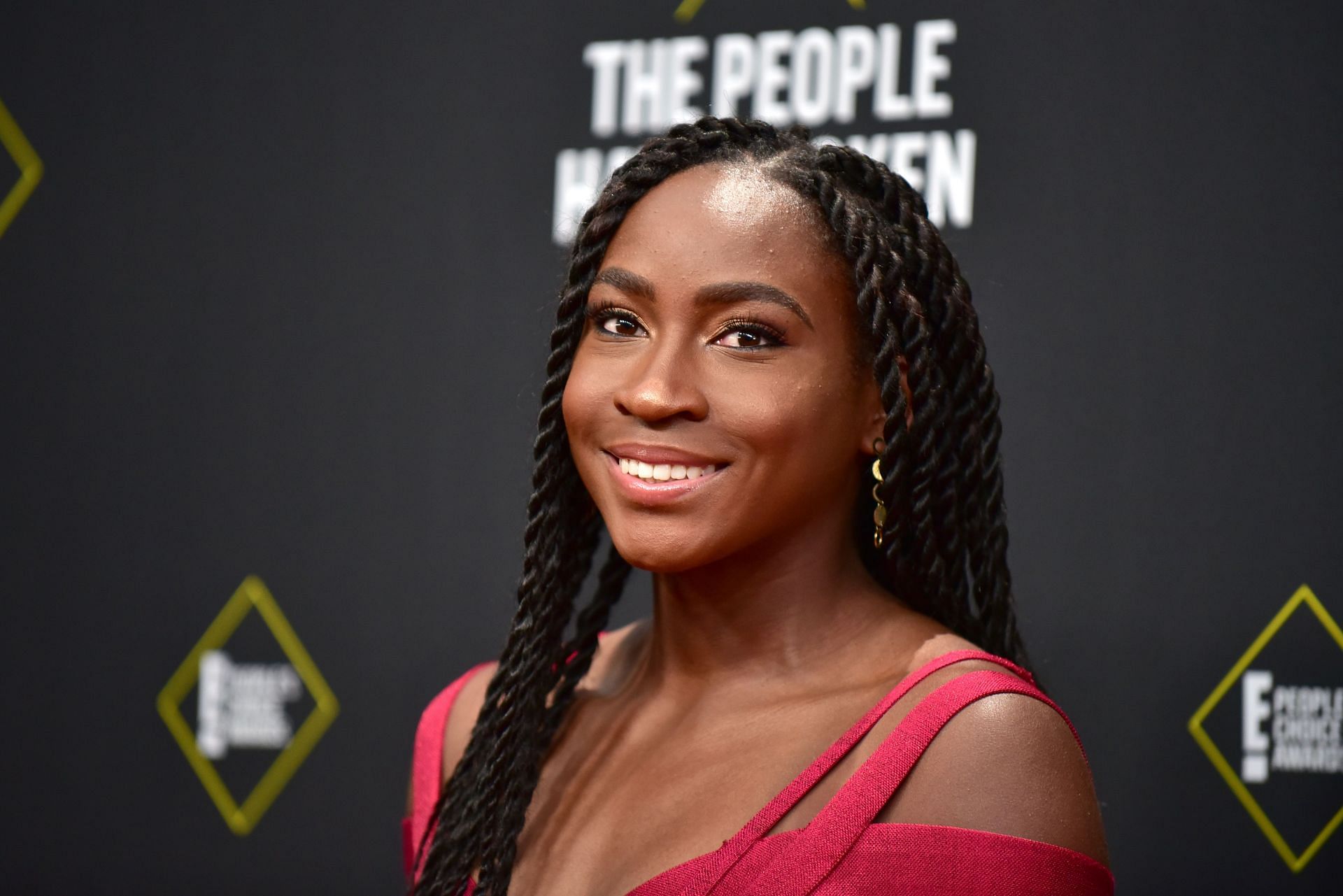 Coco Gauff at the 2019 E! People&#039;s Choice Awards (Image: Getty)