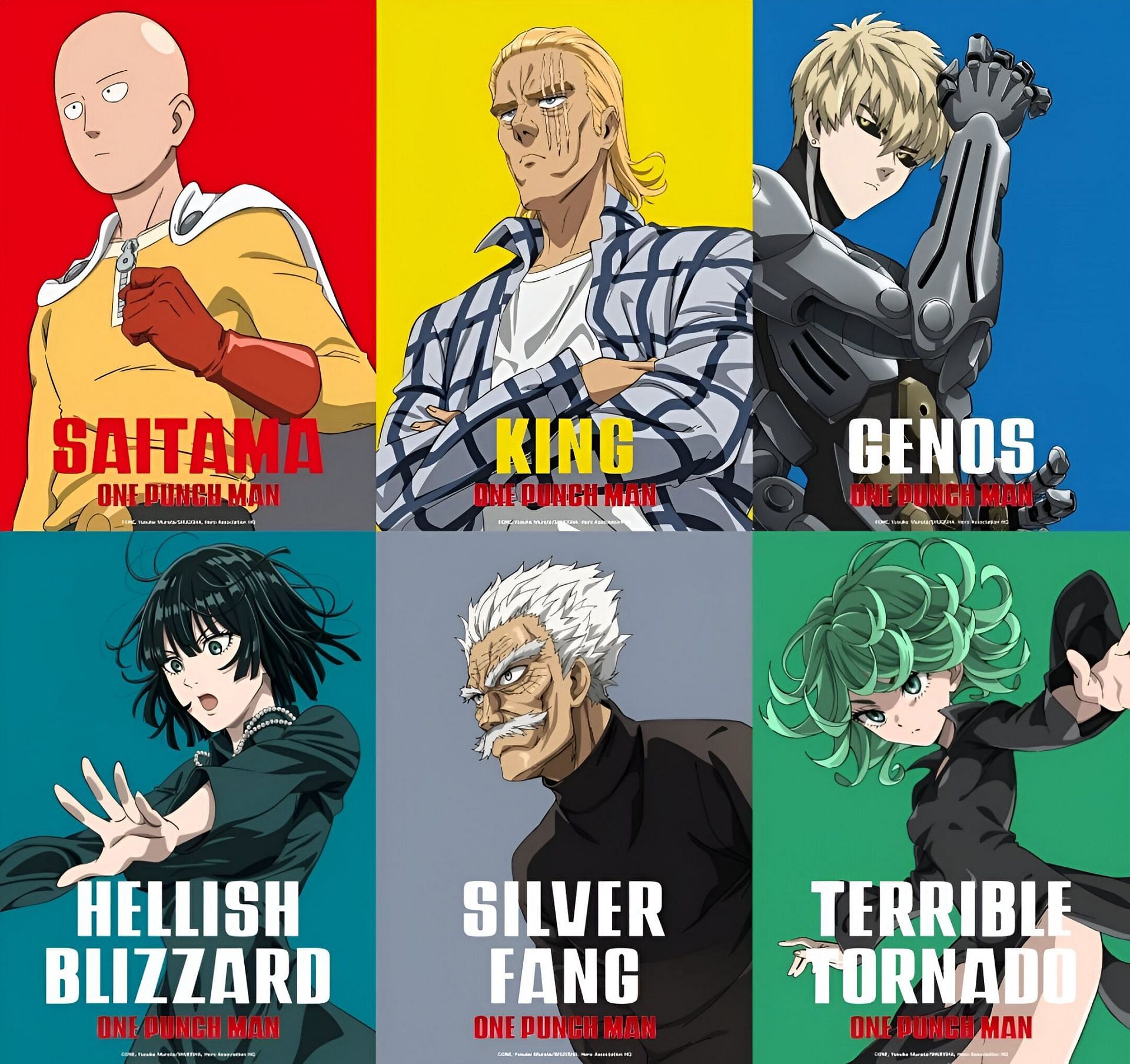 One Punch Man Season 3 character visuals (Image via J.C.Staff)