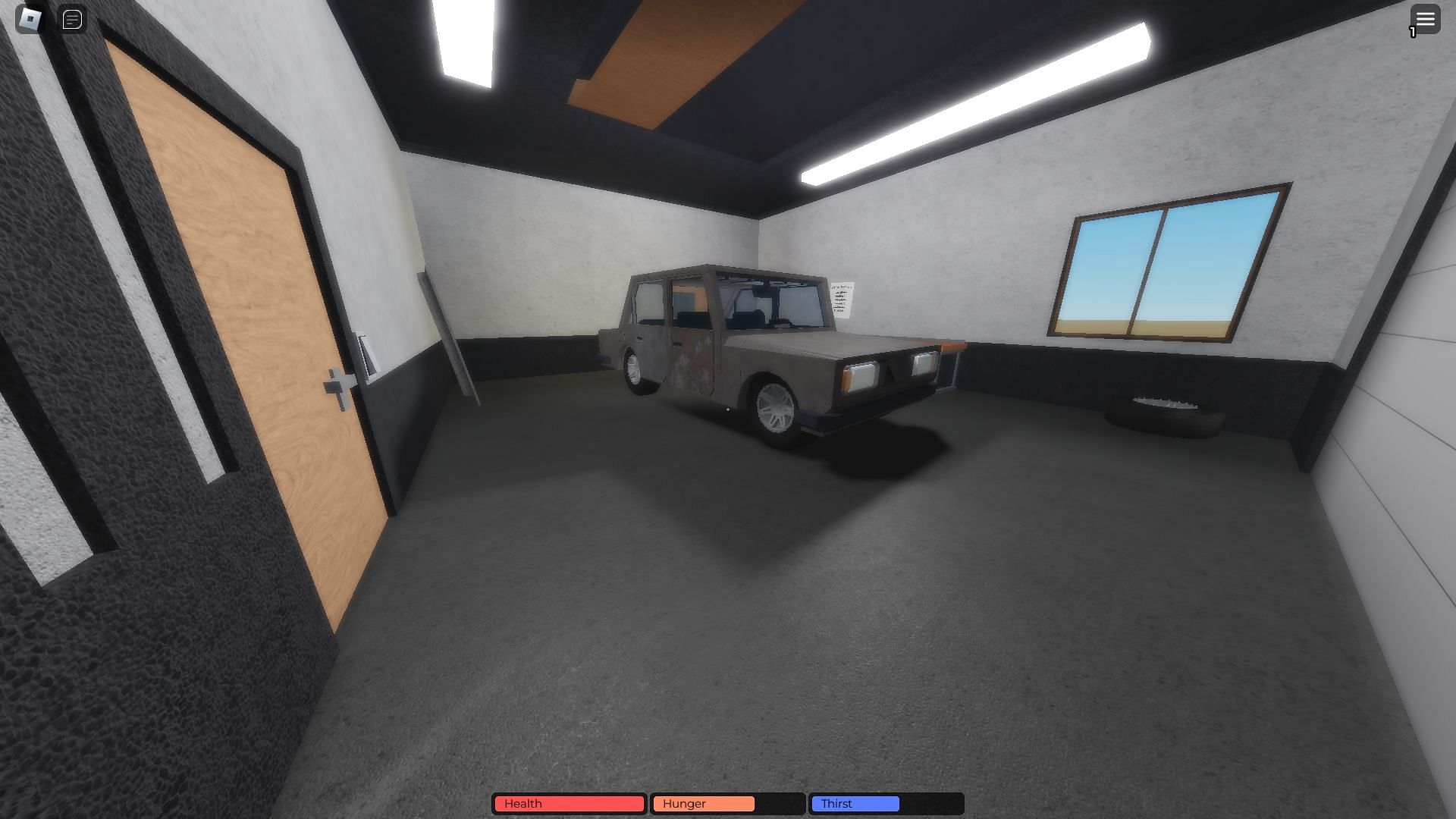 Fully built car (Image via Roblox)