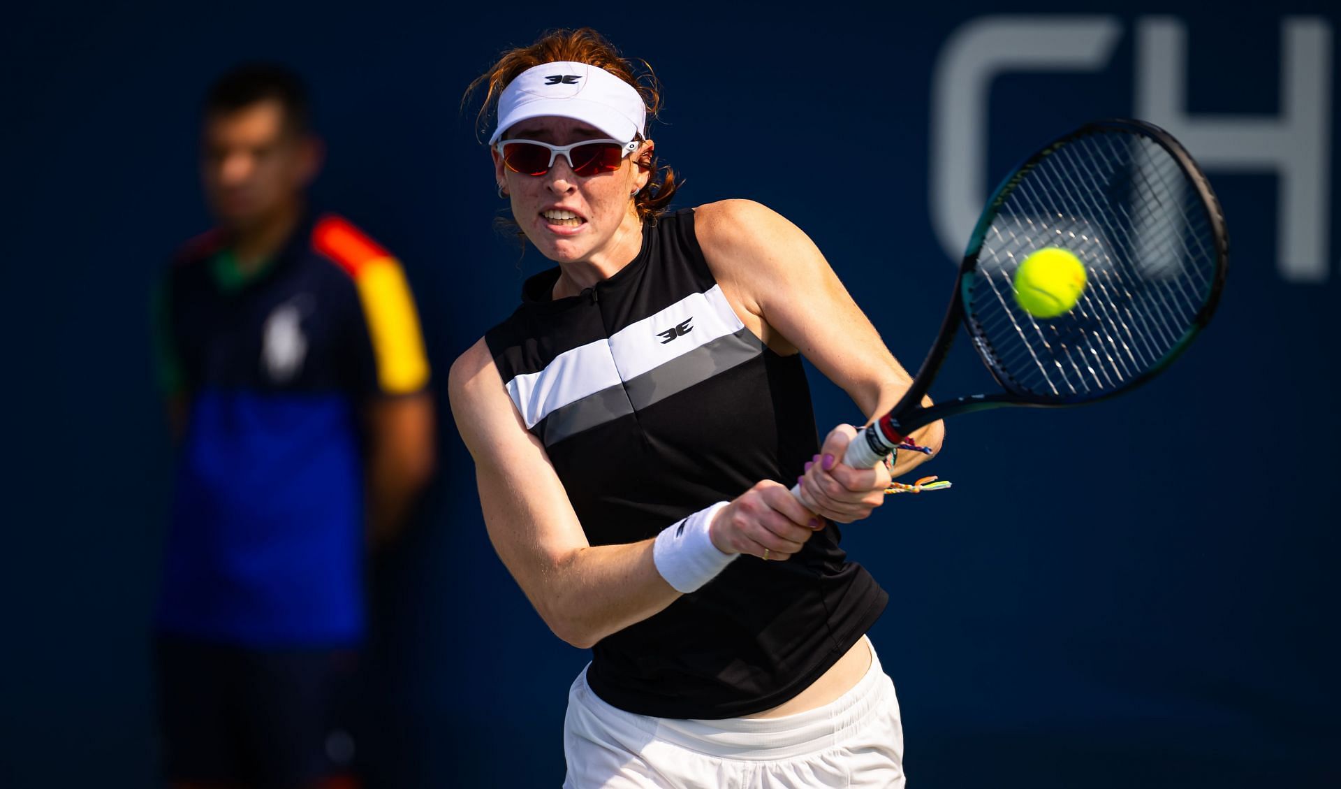 Maya Joint in action at the US Open (Picture: Getty)