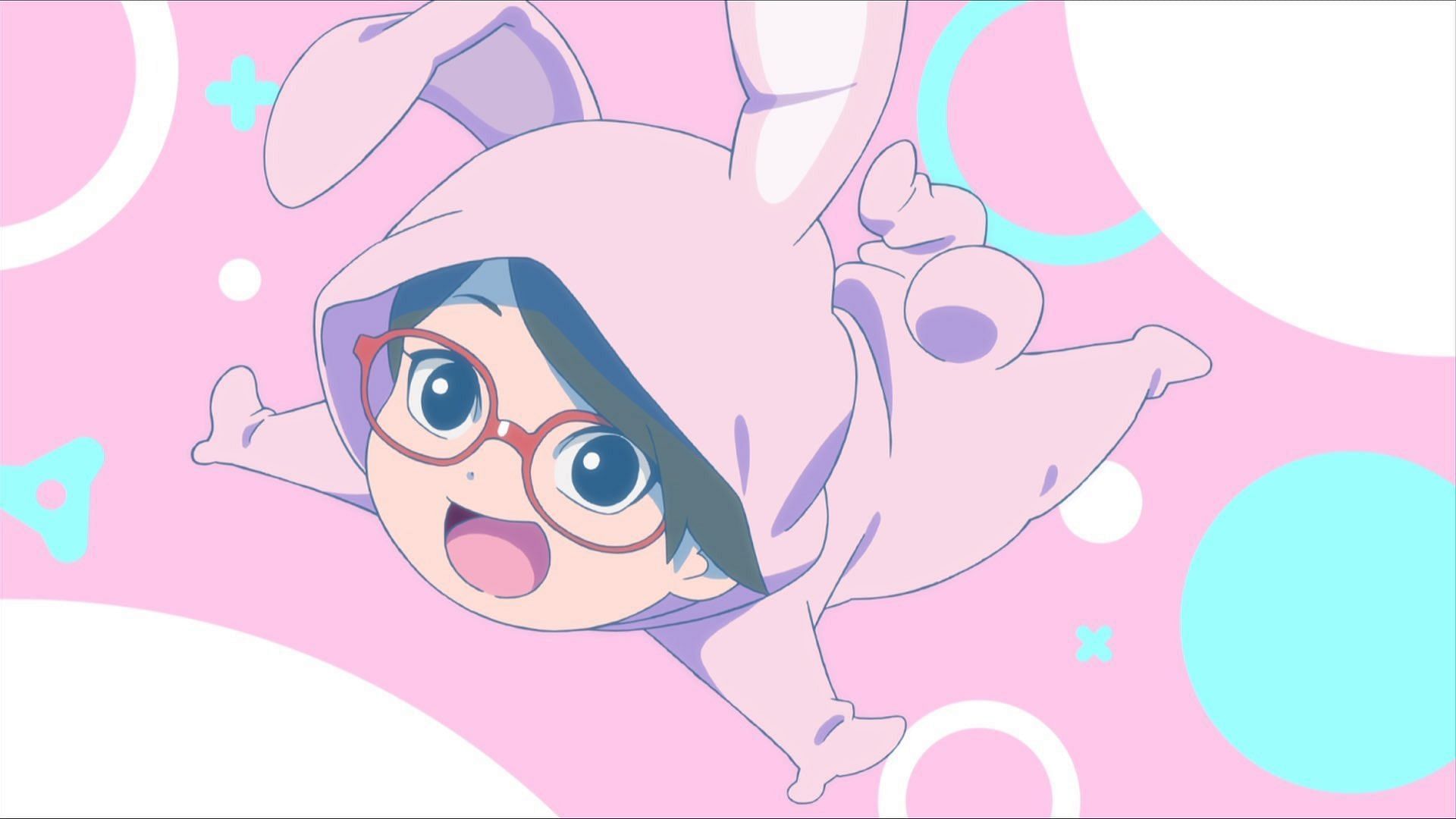 Sarada as seen in the anime (Image via Studio Pierrot)