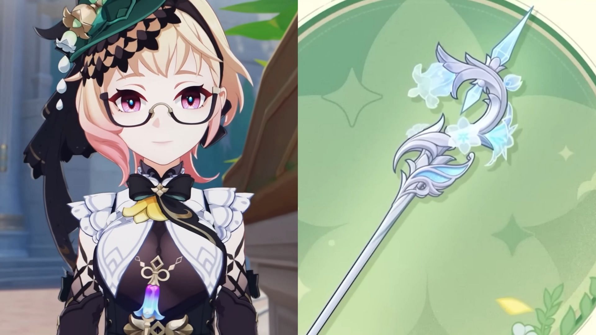 Emilie banner 4-star characters and weapon banner details (Image via HoYoverse)