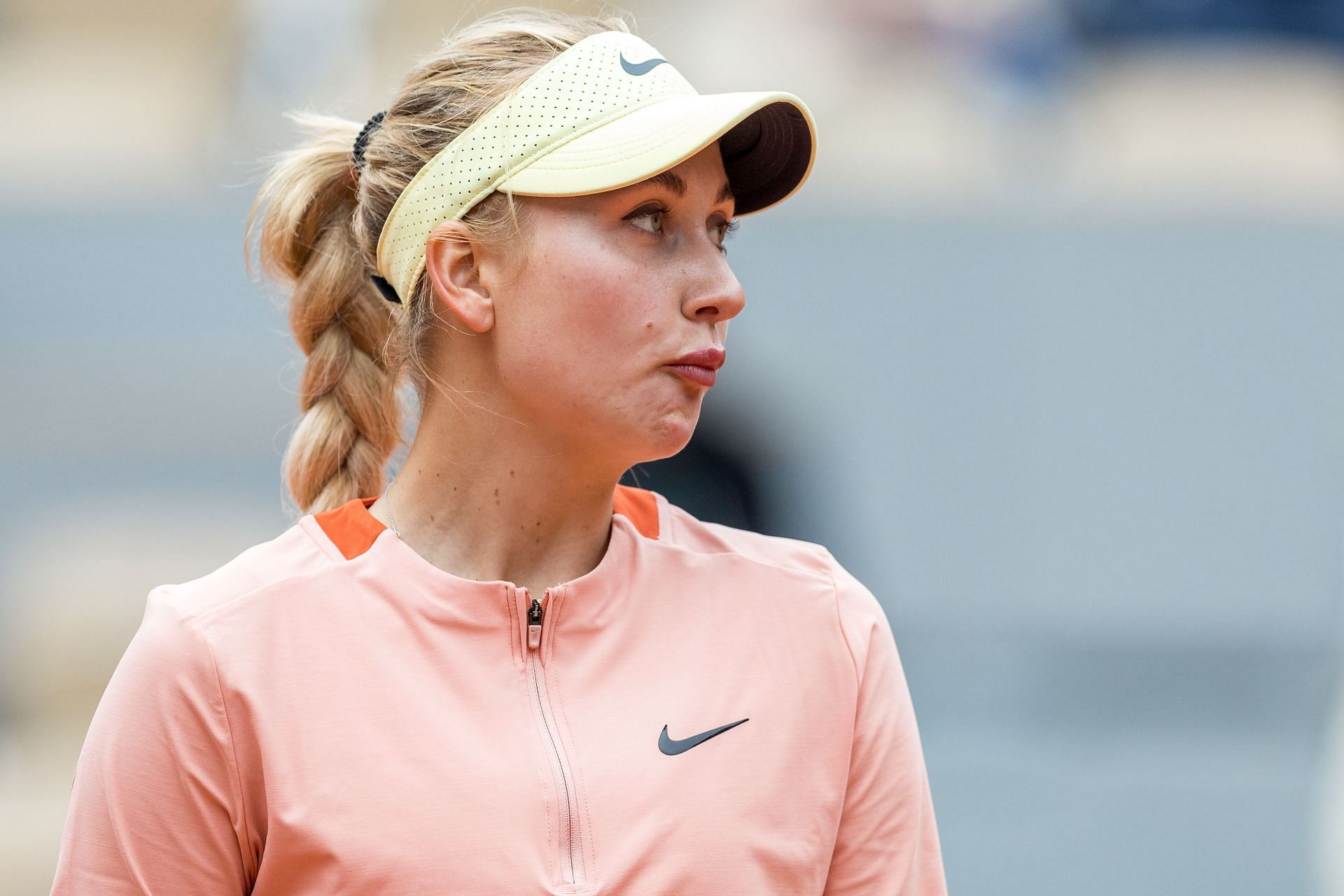 Anastasia Potapova in action at the 2024 French Open - Day Eight - Source: Getty