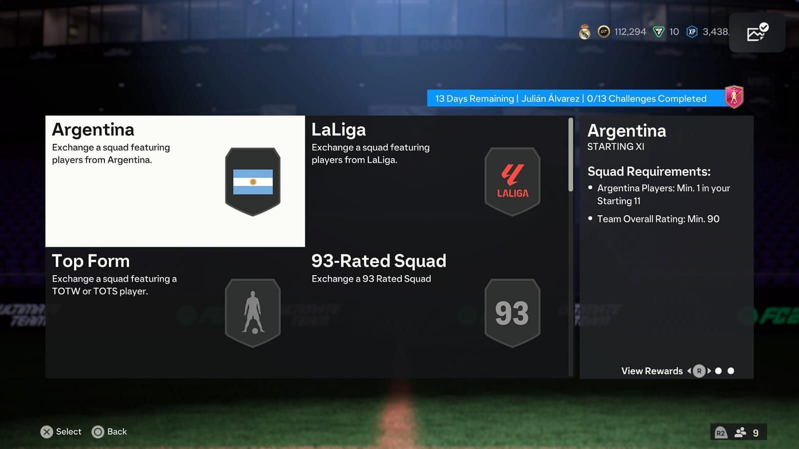 The SBC has 13 segments (Image via EA Sports)