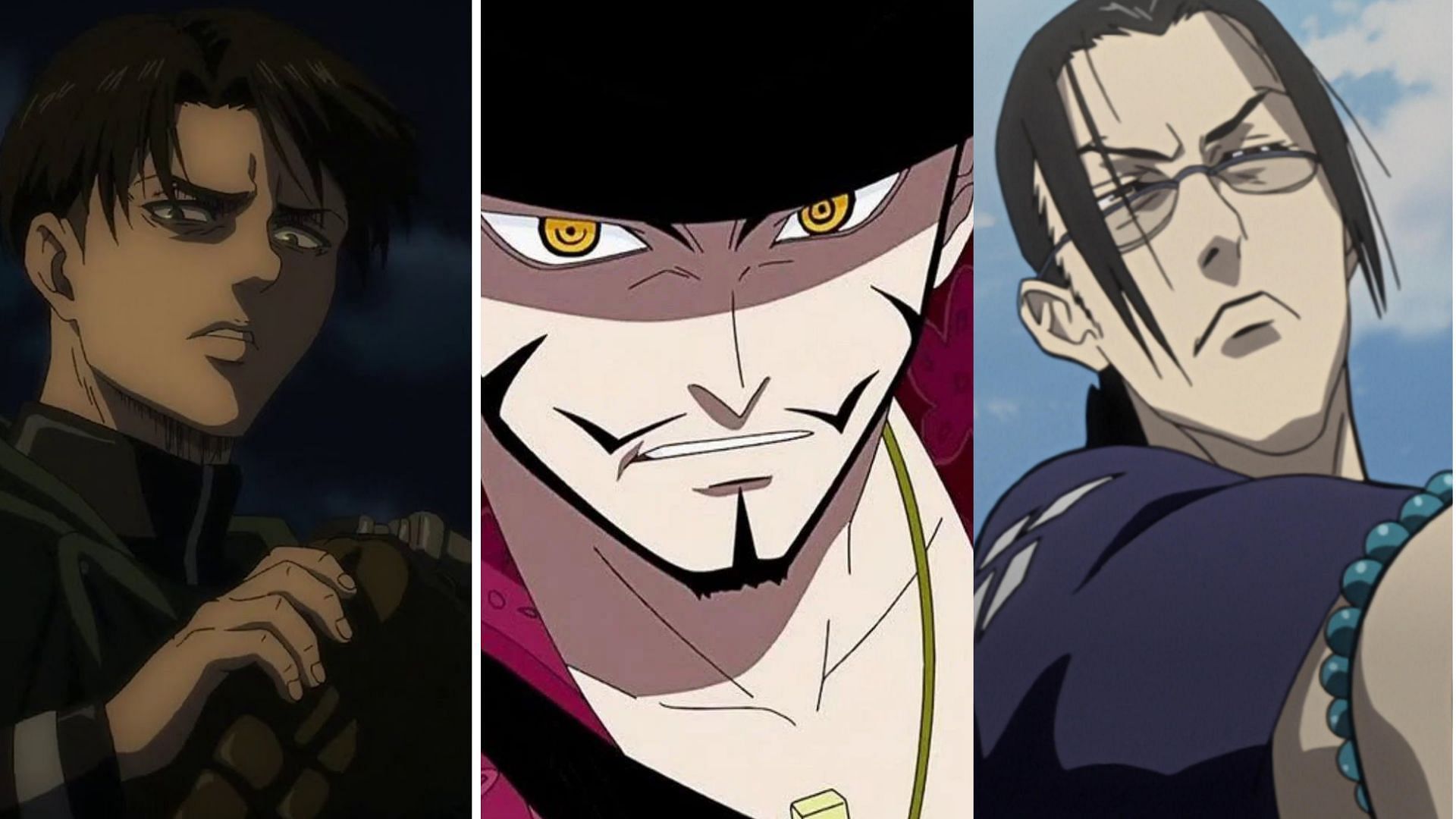 Levi Ackerman, Dracule Mihawk, Jin 