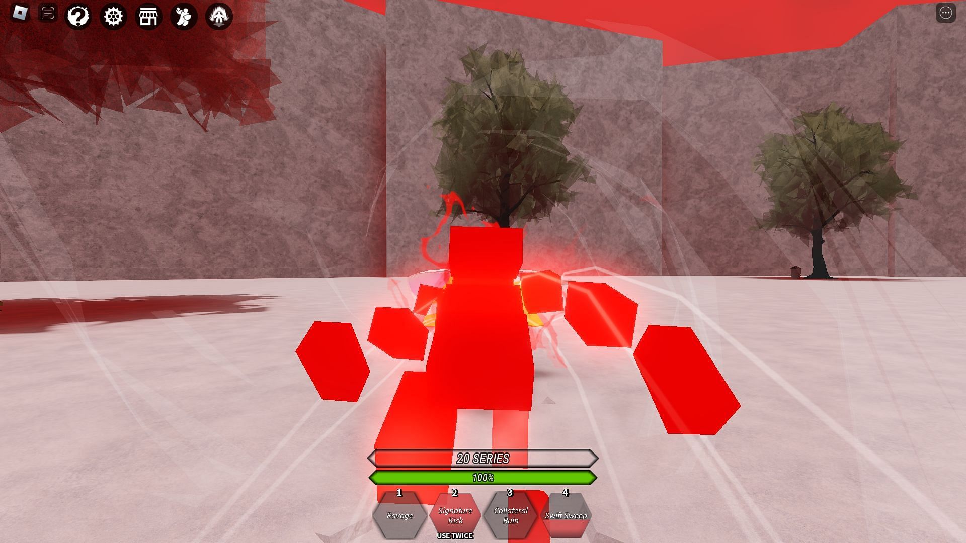 Using a skill (Image via Roblox)