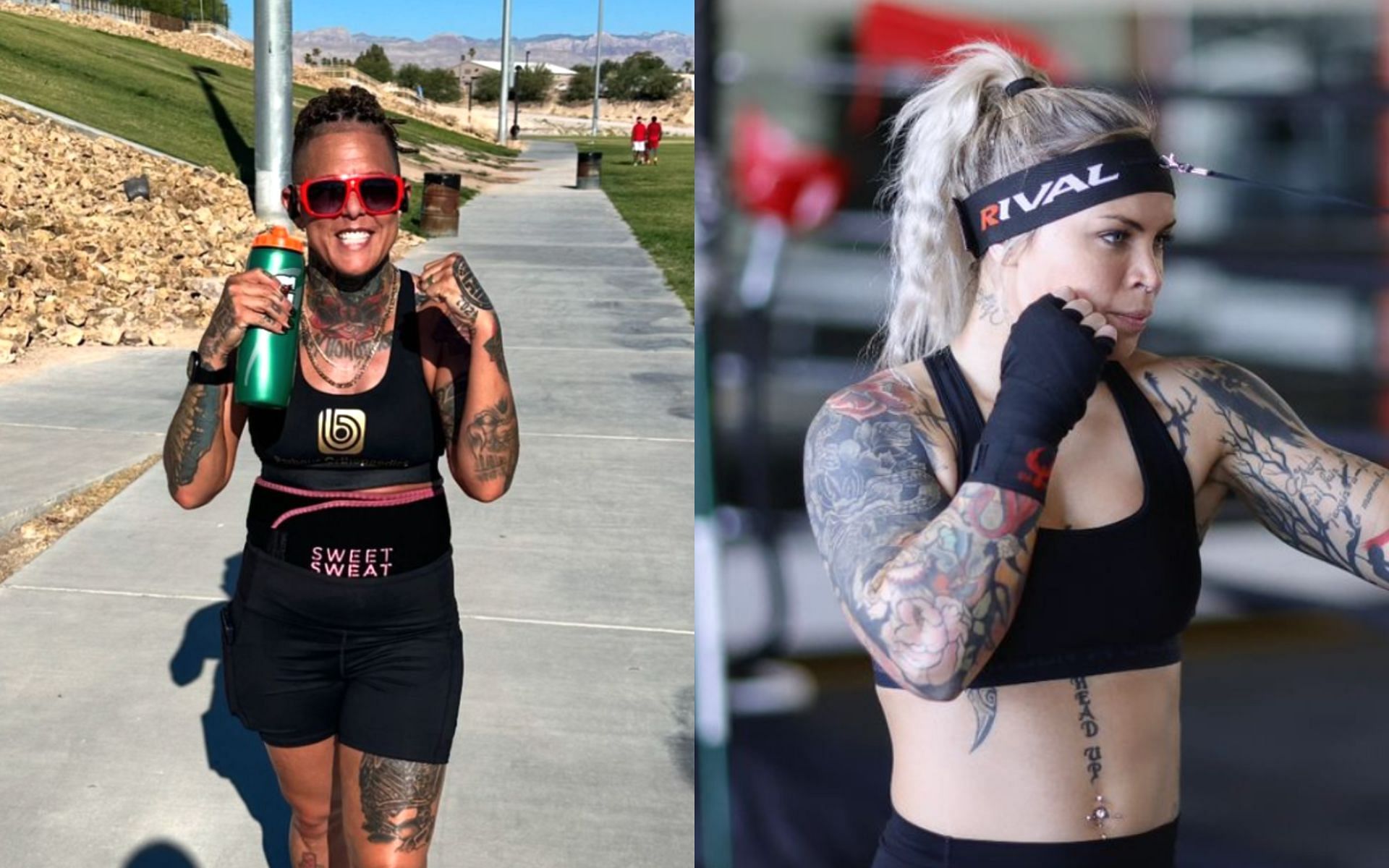 Christine Ferea (left) headlines BKFC 65 against Jade Masson-Wong (right). [Images courtesy: @christineferea, @jade.masson.wong on Instagram]