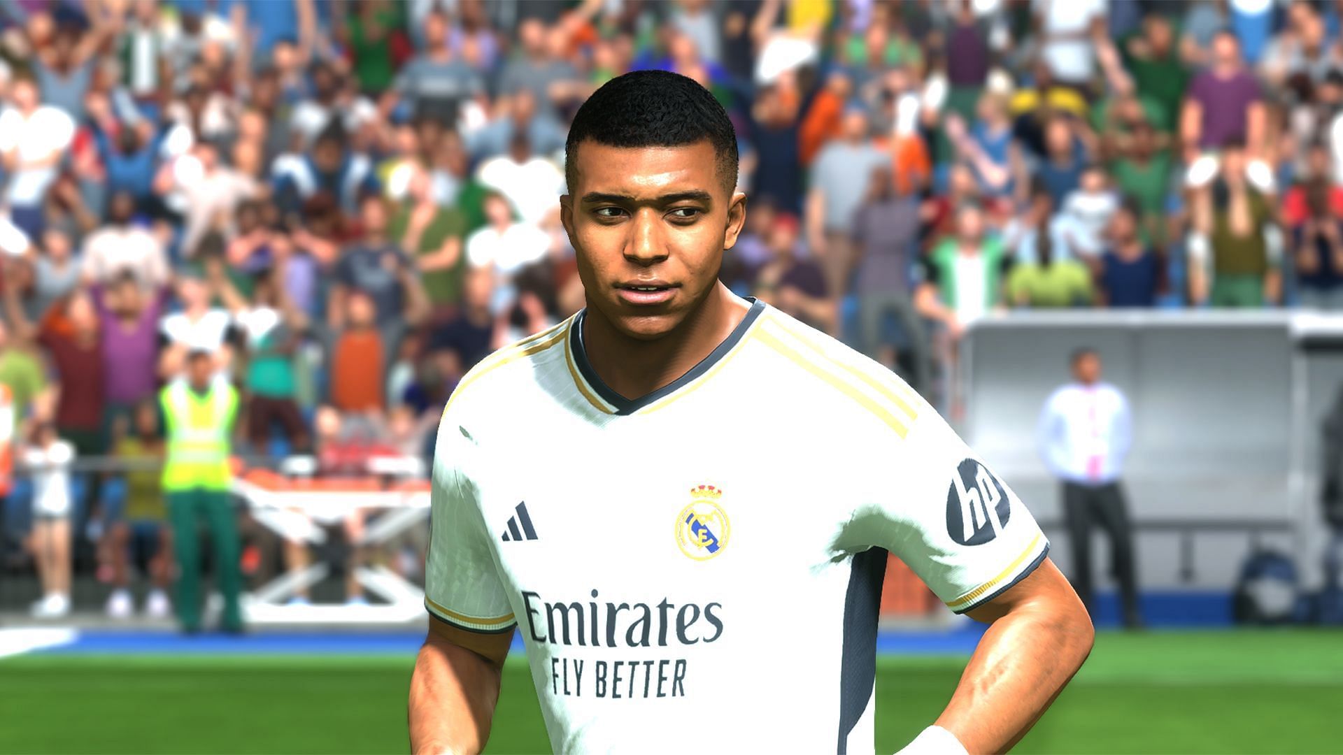 Kylian Mbappe as seen in FC 24 (Image via EA Sports)