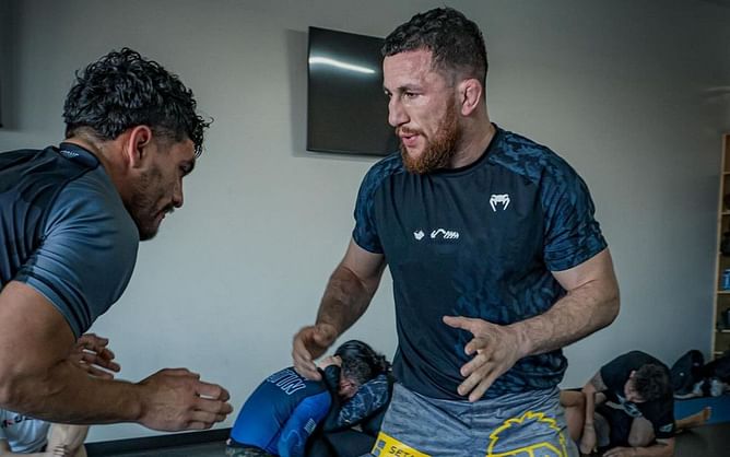 Merab Dvalishvili shares training footage after sustaining injury, vows not to withdraw from UFC 306: "You think this little cut's gonna stop me?"