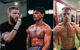 "A cheater picking another cheater to win" - Caleb Plant lambasts Ryan Garcia over latter's prediction for upcoming Trevor McCumby fight