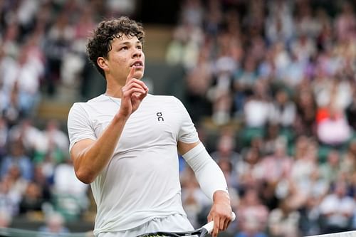 Ben Shelton at Wimbledon 2024. (Photo: Getty)