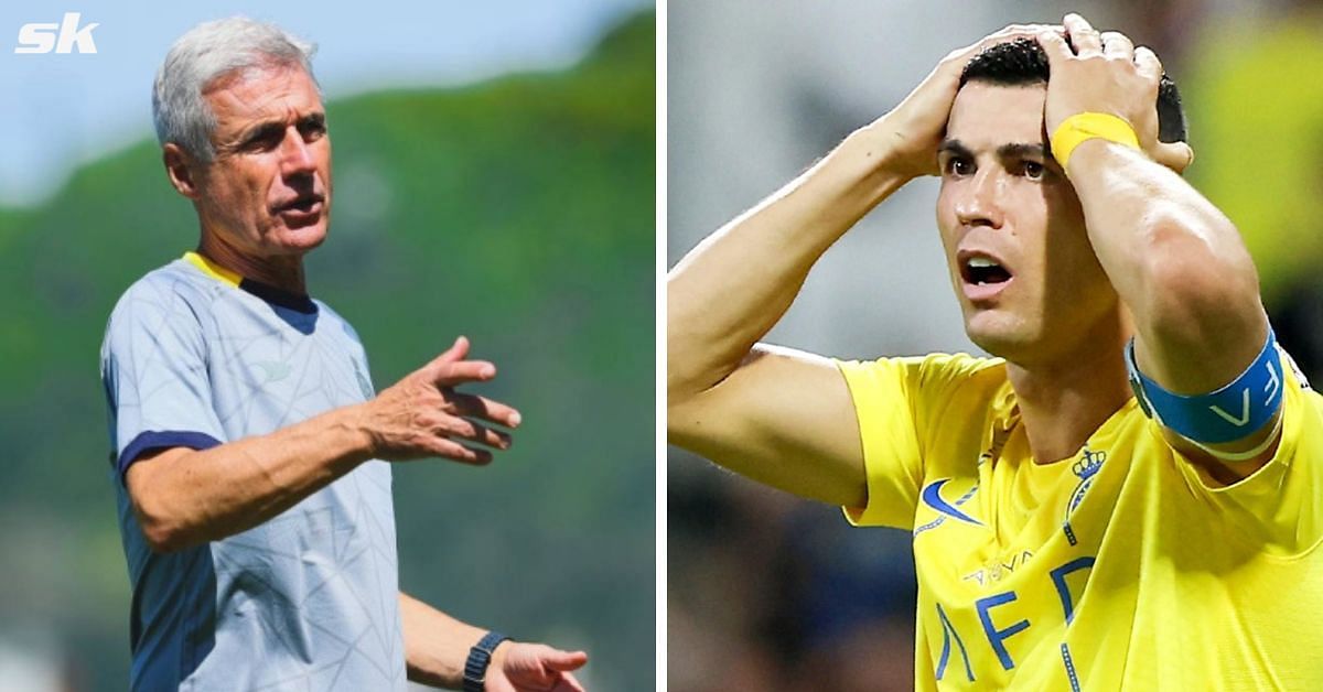 Cristiano Ronaldo and Alex Telles of Al-Nassr. (GETTY)