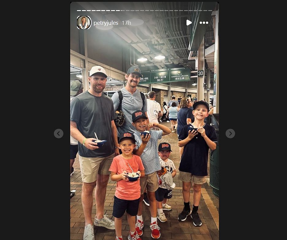 Petry family with J.T. Compher (via Julie Petry IG)