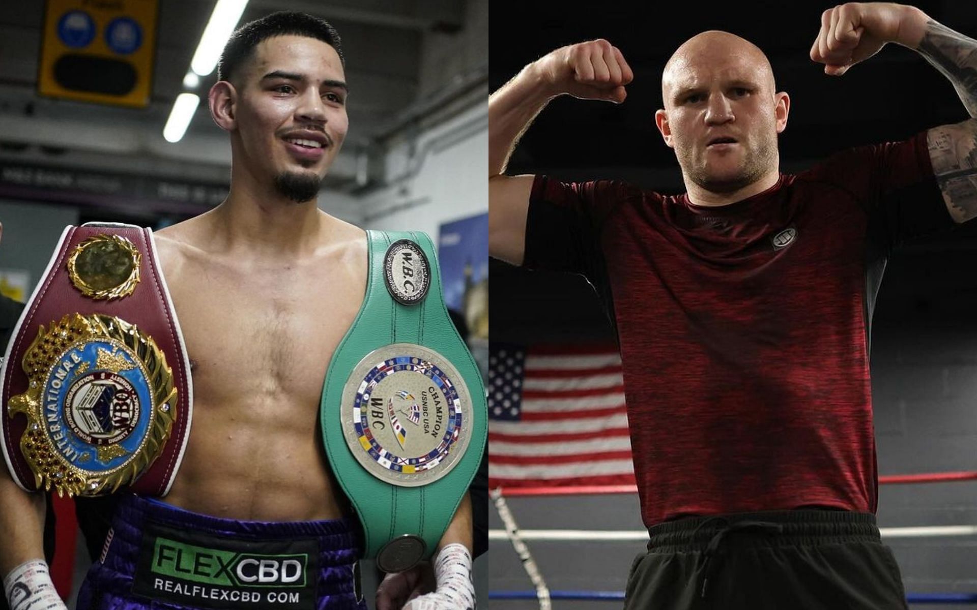 Diego Pacheco (left) will take on Maciej Sulecki (right) in a super middleweight bout. [Images courtesy @realdiegopacheco and @maciej.sulecki on Instagram]