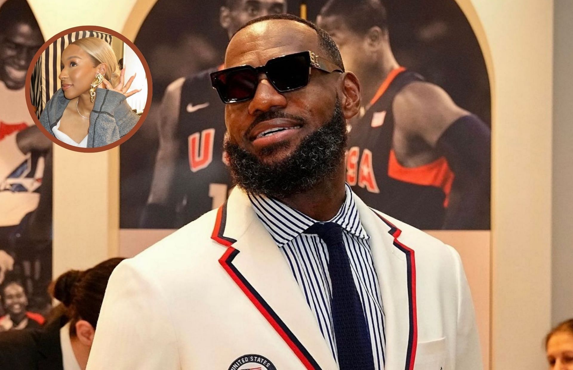 LeBron James hype up wife Savannah James