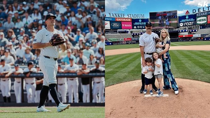 "Temp wasn't the only thing hot today" - Carlos Rodon's wife Ashley gushes over husband's stellar performance against Blue Jays