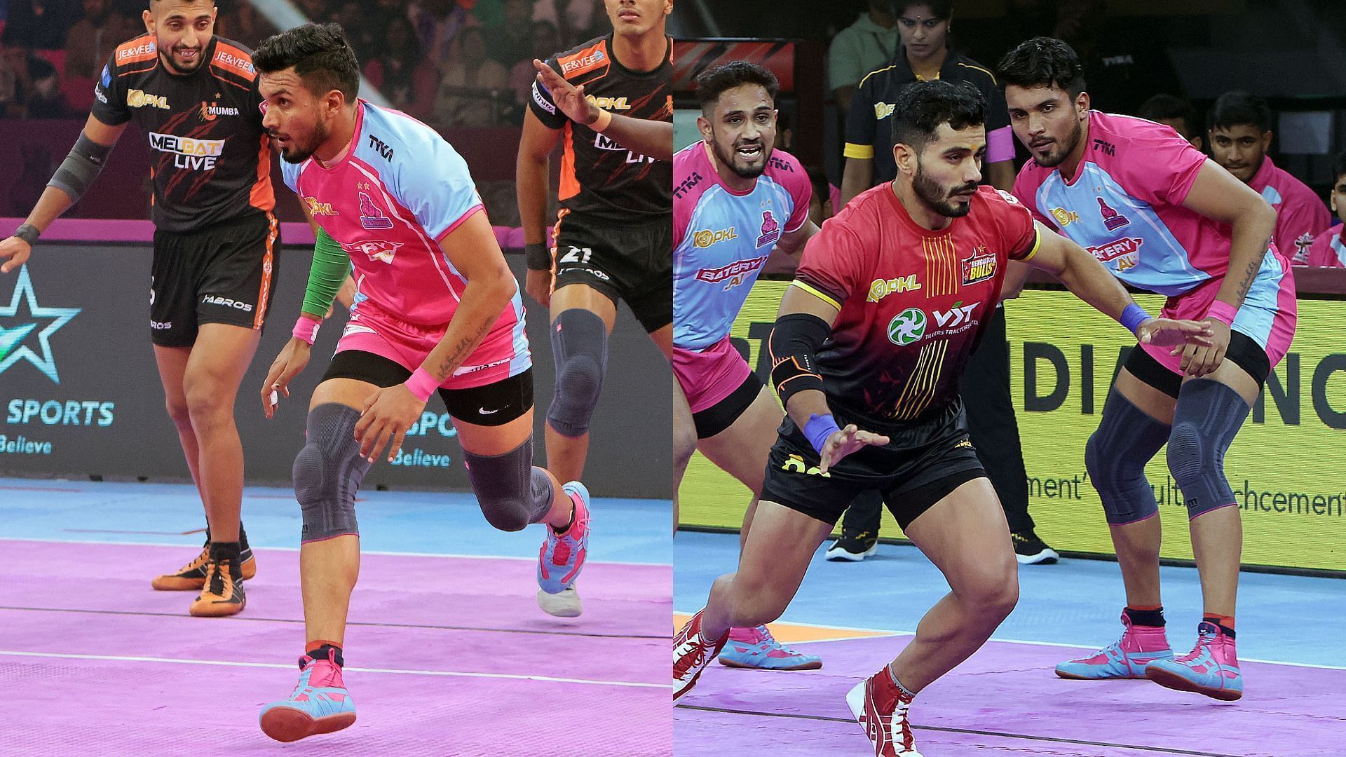 With Arjun Deshwal, Jaipur Pink Panthers have added to their raiding with the experienced Vikash Kandola (Image Credits: PKL)