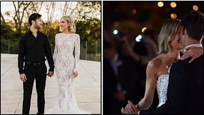 WATCH: Julia Piquet and NASCAR star Daniel Suarez’s first dance from their wedding