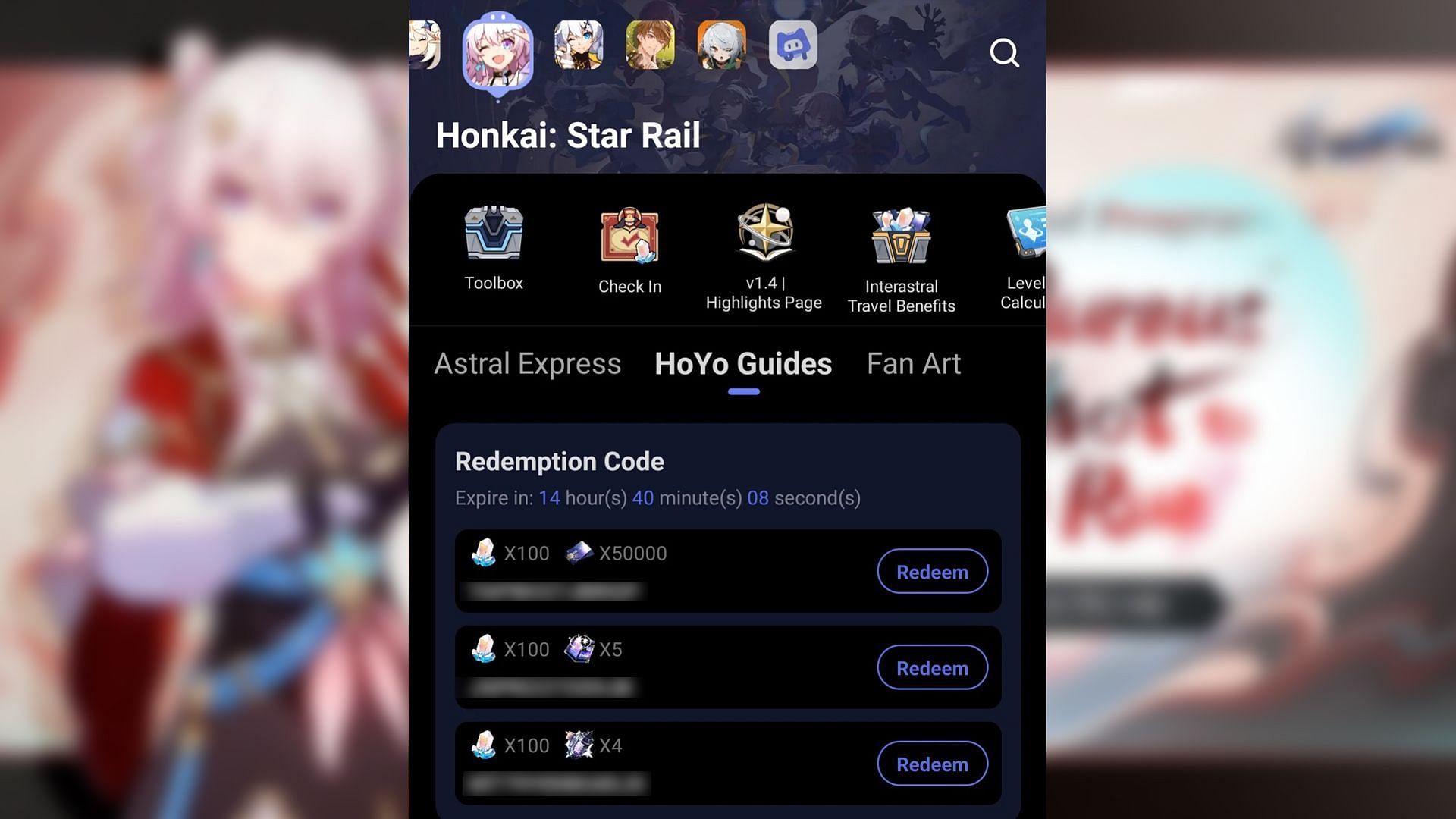How to redeem codes in HoYoLAB? (Image via HoYoverse)