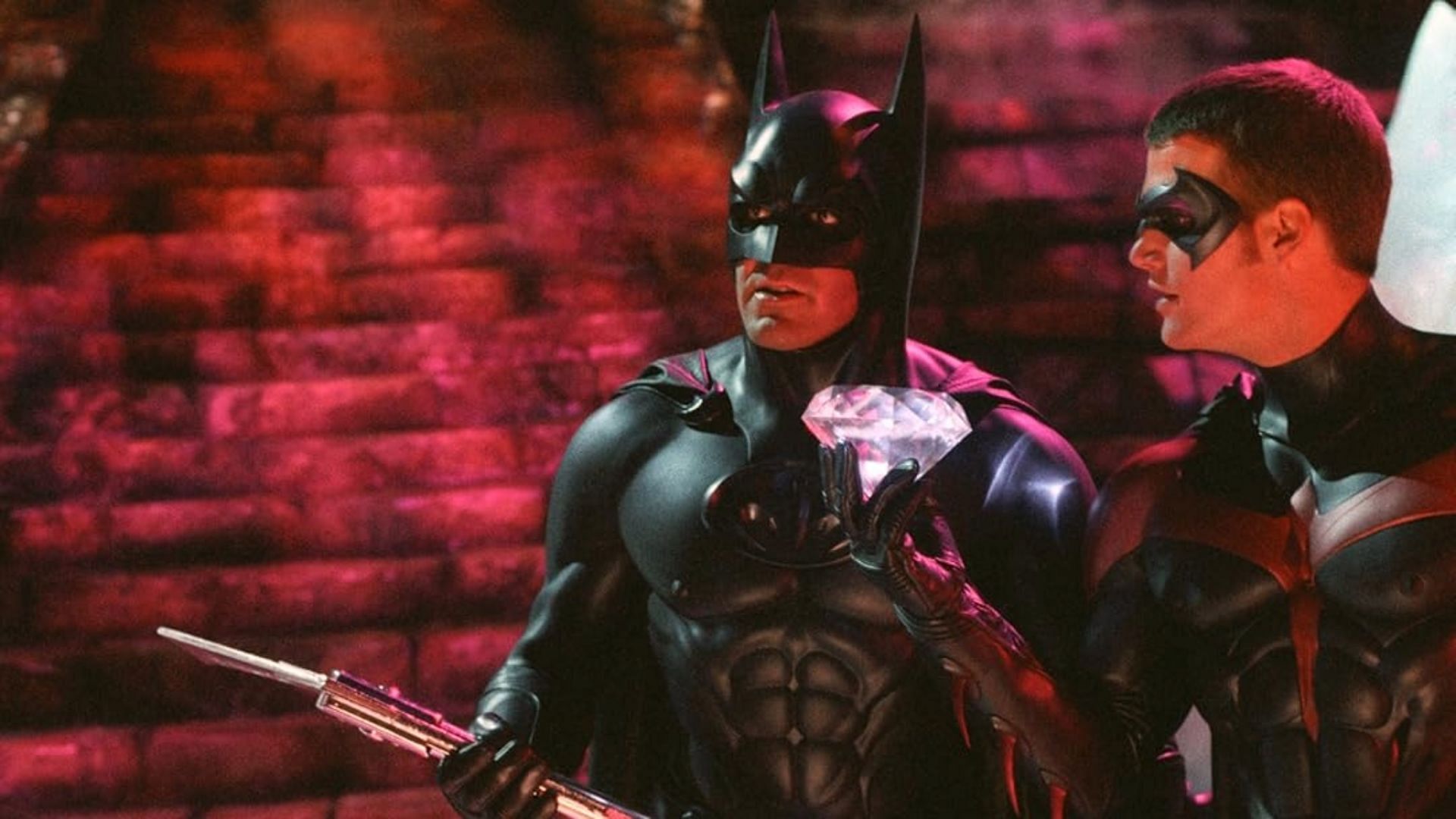 George Clooney as Batman in Batman &amp; Robin (1997) (Image via Prime Video)