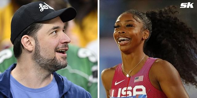 Alexis Ohanian and Alaysha Johnson. PHOTO: Both from Getty Images