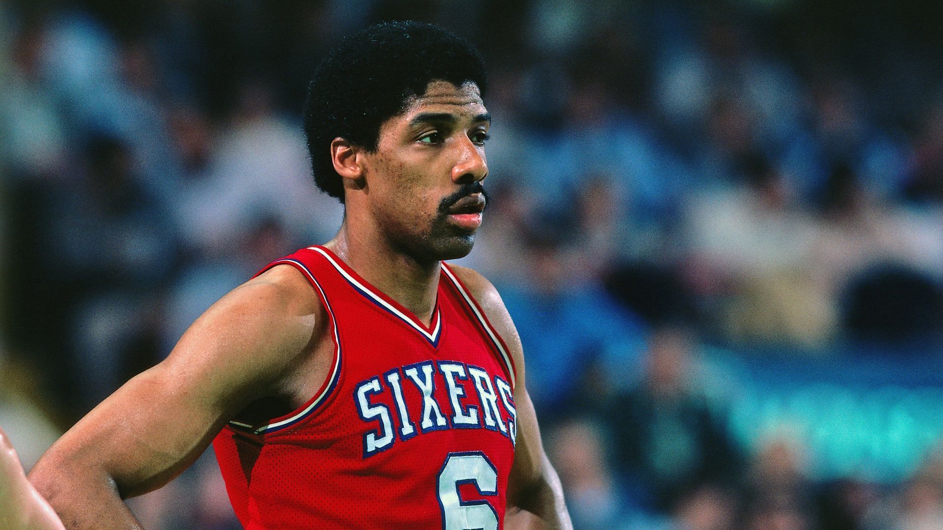 Julius Erving (Image via NBA)